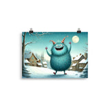 "Monsterwinterspaß" Poster