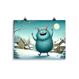 "Monsterwinterspaß" Poster