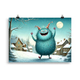 "Monsterwinterspaß" Poster