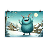 "Monsterwinterspaß" Poster