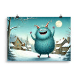 "Monsterwinterspaß" Poster