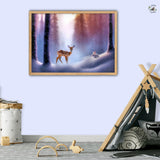 "freunde im schnee" poster