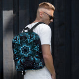 cooler rucksack in winterlich leuchtendem kaleidoskop-design default title
