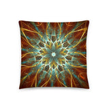basic-kissen mit weihnachtlichem kaleidoskop-design