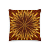 basic-kissen mit weihnachtlichem kaleidoskop-design