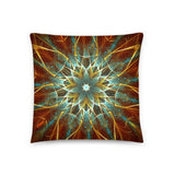 basic-kissen mit weihnachtlichem kaleidoskop-design 45x45 cm