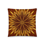 basic-kissen mit weihnachtlichem kaleidoskop-design 45x45 cm