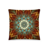 basic-kissen mit weihnachtlichem kaleidoskop-design 45x45 cm