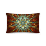 basic-kissen mit weihnachtlichem kaleidoskop-design