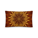 basic-kissen mit weihnachtlichem kaleidoskop-design