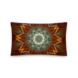 basic-kissen mit weihnachtlichem kaleidoskop-design