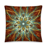 basic-kissen mit weihnachtlichem kaleidoskop-design