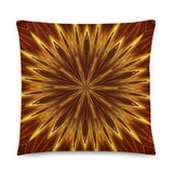 basic-kissen mit weihnachtlichem kaleidoskop-design