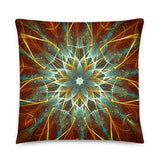 basic-kissen mit weihnachtlichem kaleidoskop-design 55x55 cm