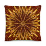 basic-kissen mit weihnachtlichem kaleidoskop-design 55x55 cm