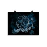 "die eisblume" poster 30×40 cm
