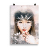 poster "wintermädchen" 50×70 cm