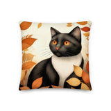 "Herbstkatze 1" Premium-Kissen