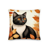 "Herbstkatze 1" Premium-Kissen