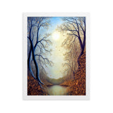 "Herbstlandschaft II" Gerahmtes Poster auf mattem Papier