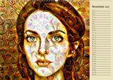 psychedelische portraits - kalender 2022