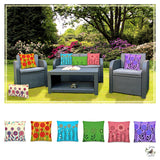 premium-kissen "blumenwiese blau"