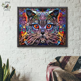 "multicolour cat" poster