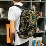 rucksack mit filigranem fraktal-design
