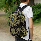 rucksack mit filigranem fraktal-design