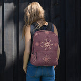 rucksack in verspieltem zartrosa design
