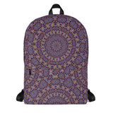 rucksack mit violettem kaleidoskop-design default title