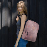 rucksack mit verspieltem zartrosa design