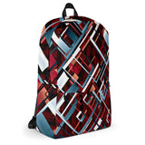 rucksack mit geometrischem design