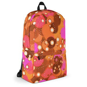 rucksack "orange bubbles"