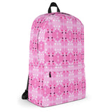 rucksack mit rosa muster
