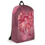 rucksack mit rosa fraktal-design