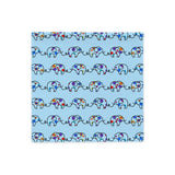 kissenbezug mit elefanten in blau 45 x 45 cm