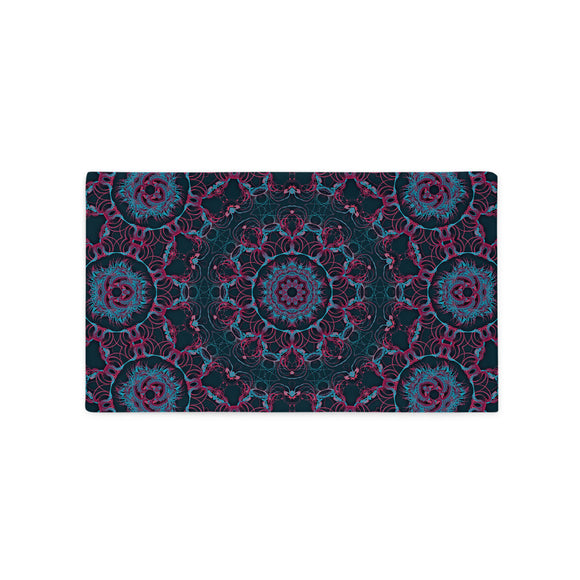 kissenbezug mit kaleidoskop-design 50 x 30 cm