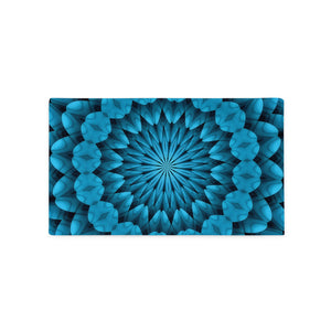 kissenbezug "blue rosette i" 50x30 cm