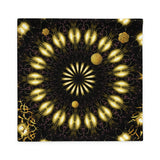 kissenbezug mit edlem kaleidoskop-design und fraktalelementen
