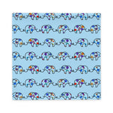 kissenbezug mit elefanten in blau 55 x 55 cm