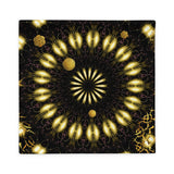 kissenbezug mit edlem kaleidoskop-design und fraktalelementen 55 x 55 cm