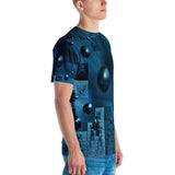 männer t-shirt in 3d-optik