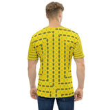 männer t-shirt mit geometrischem muster