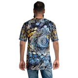 herren-t-shirt mit abstraktem design
