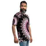 herren-t-shirt mit fraktal-design