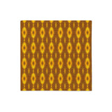 premium-kissenbezug mit braun-gelbem muster 18×18