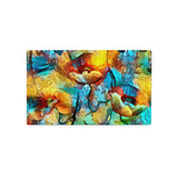 premium-kissenbezug in farbenfrohem floral-design 20×12