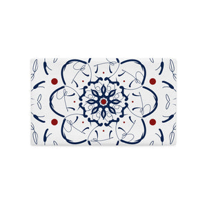 premium-kissenbezug "rot, weiß und blau" (weiße variante) 50 x 30 cm