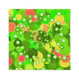 premium-kissenbezug "green bubbles" 55 x 55 cm
